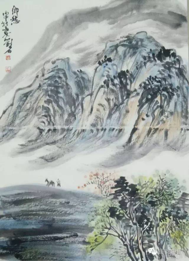 刘石书画作品图片