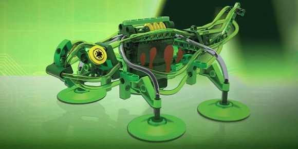 玩具品牌thames and kosmos所推出的壁虎机器人geckobot也同样受到大