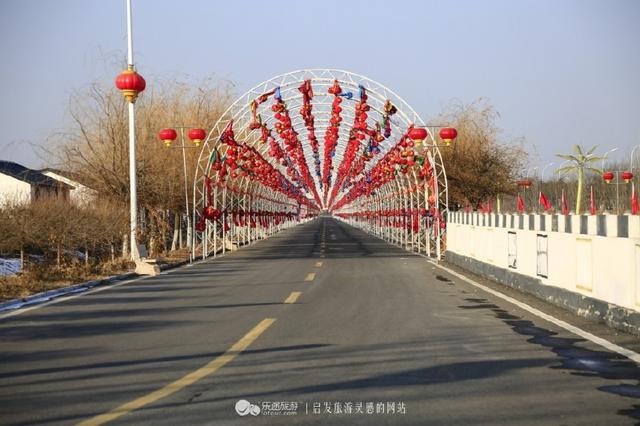 盘锦七彩庄园冬季图片