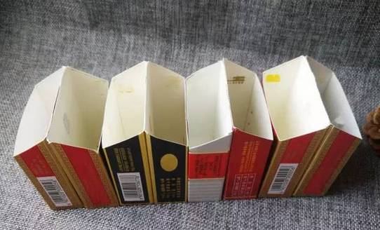 二十个烟盒叠的收纳盒图片