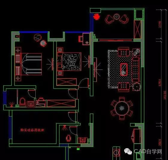 cad电视背景墙画法