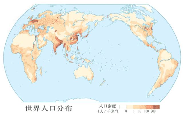 世界人口稀疏区图片