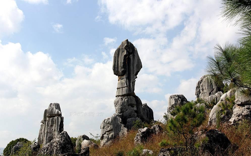 石林风景区阿诗玛石像图片