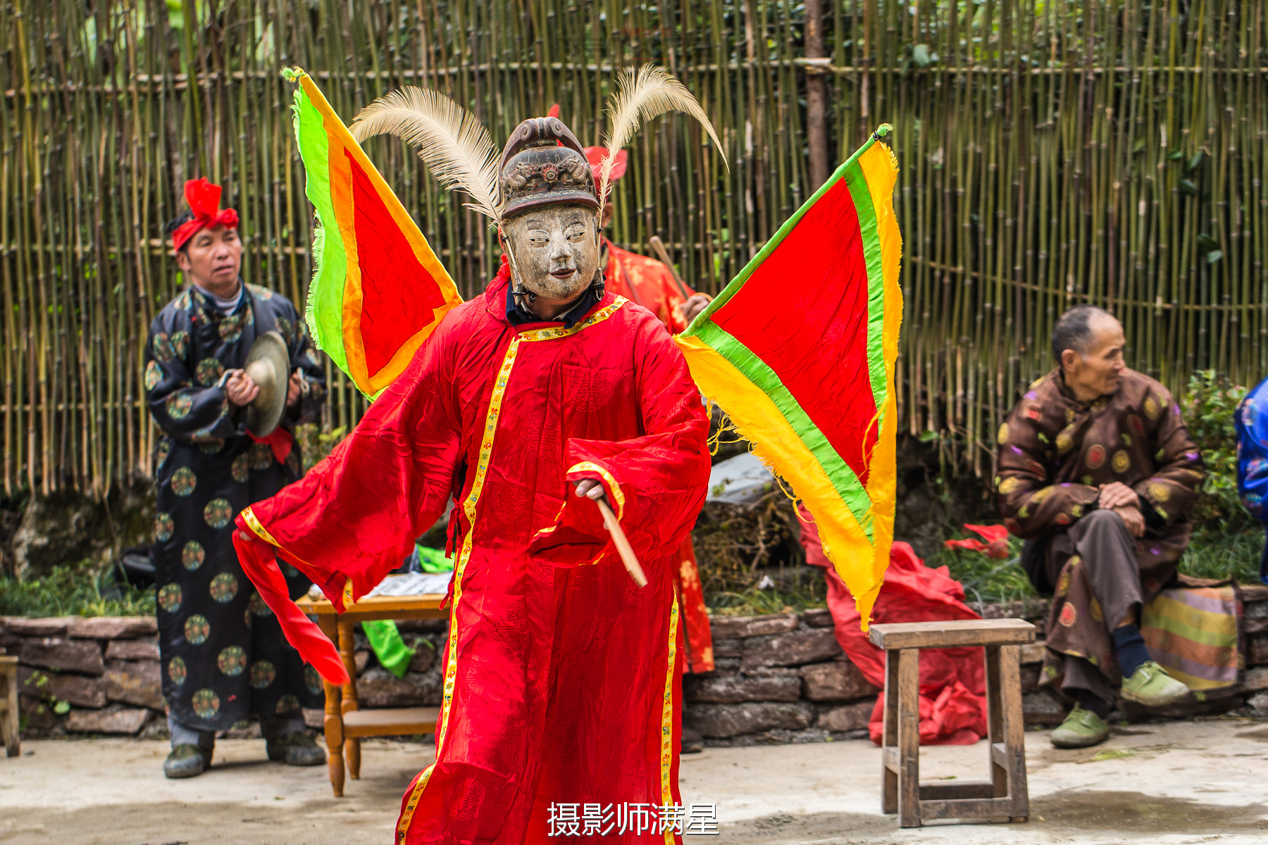 中国古老神秘文化荔波布依族傩戏