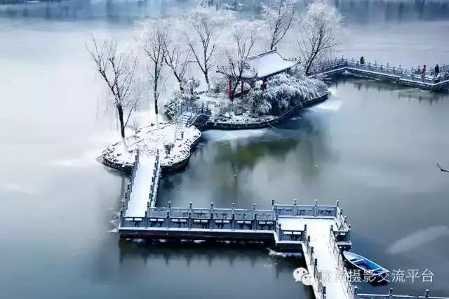 泰州秋雪湖图片