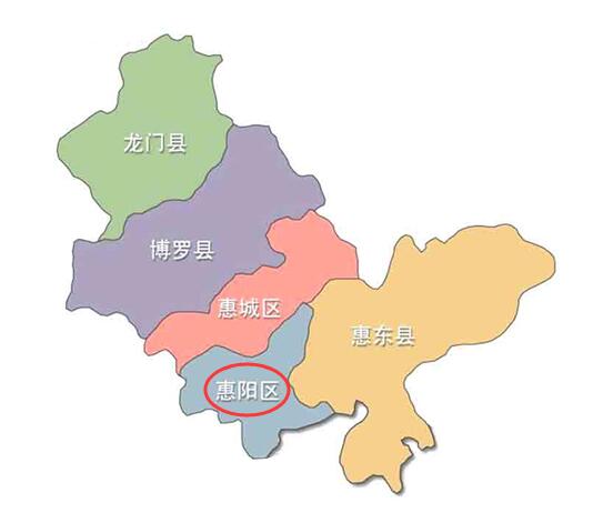 惠阳淡水地图图片