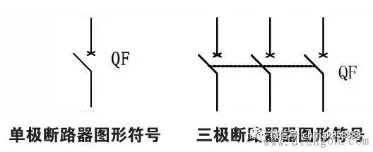 电气控制配电柜内常用电气元件符号及实物图