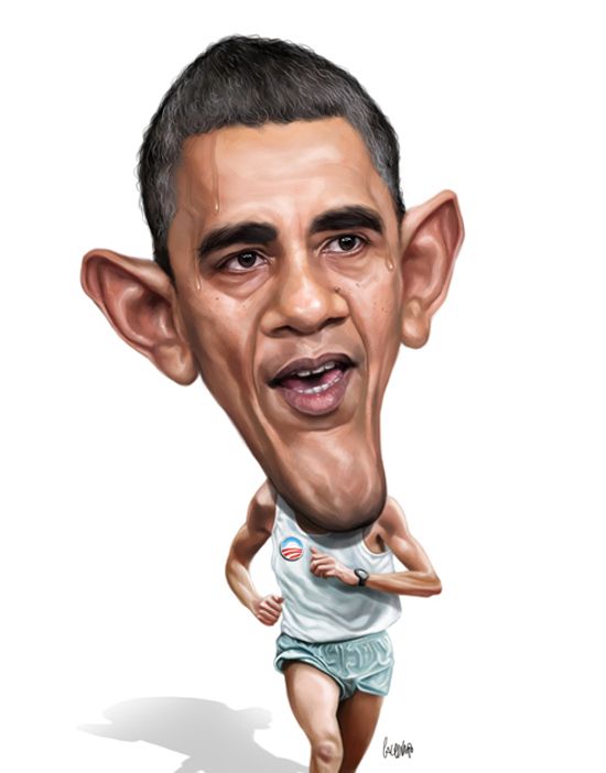 奥巴马漫画搞笑图片图片