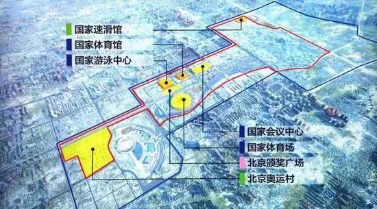 2022冬奥会场地分布图图片