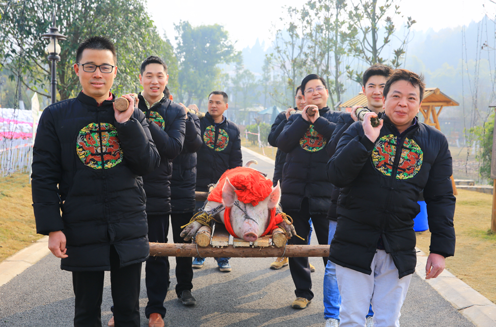 杀猪宰羊贺新年图片