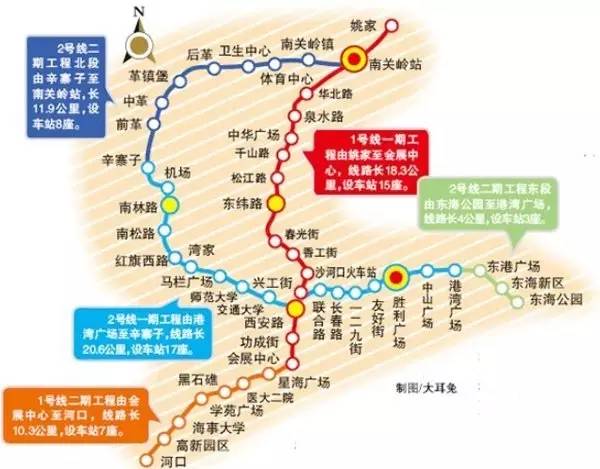 大连6号线地铁线路图图片