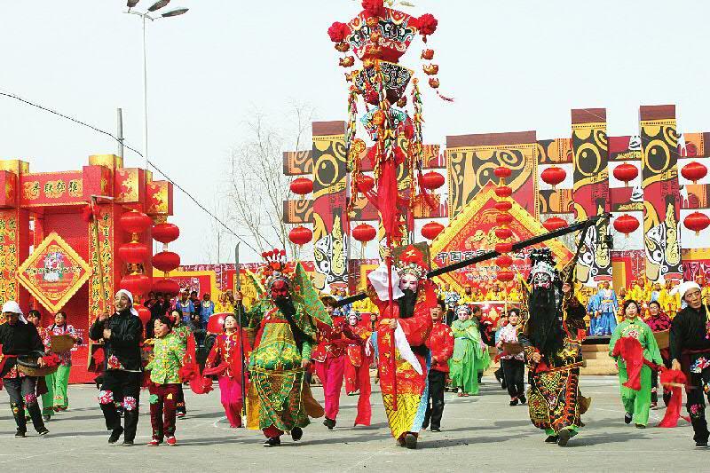 西安2022春节社火图片