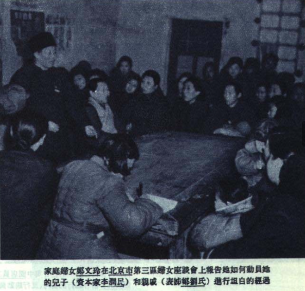 歷史回放照片中的1952年三反五反運動