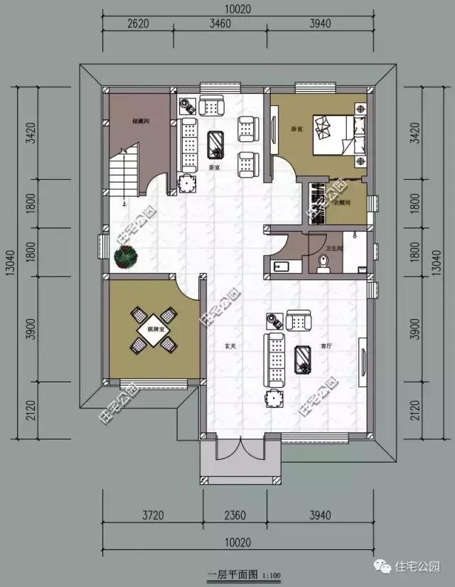 农村2层别墅10x14米,20万建成,实用又精致!