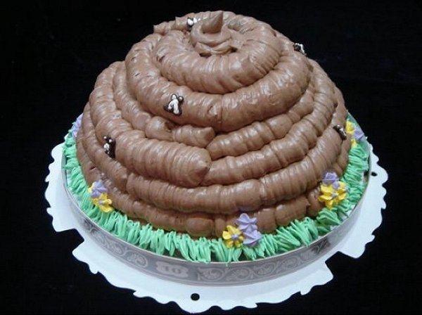奇葩蛋糕恐怖图片