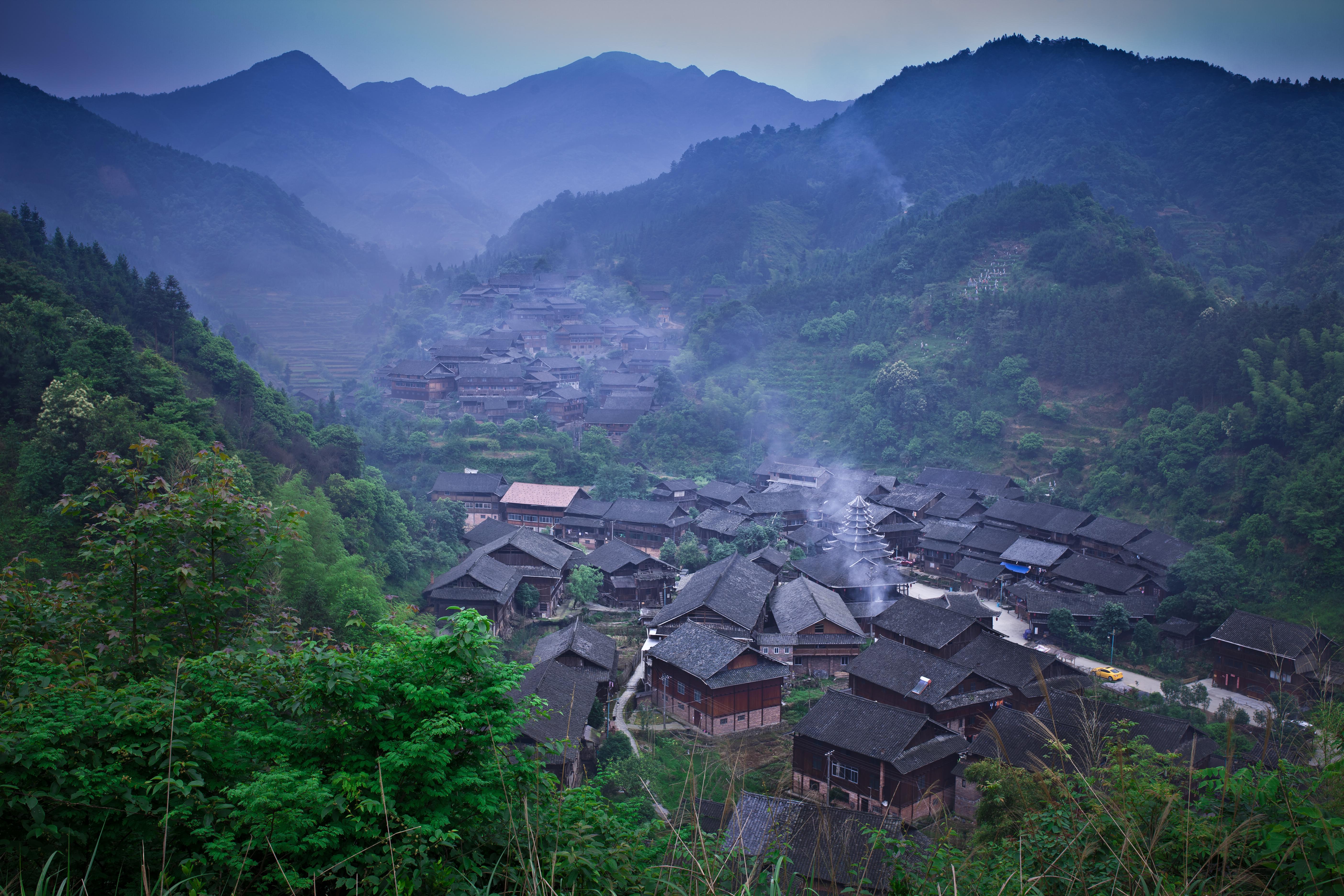 芋头侗寨古建筑群图片