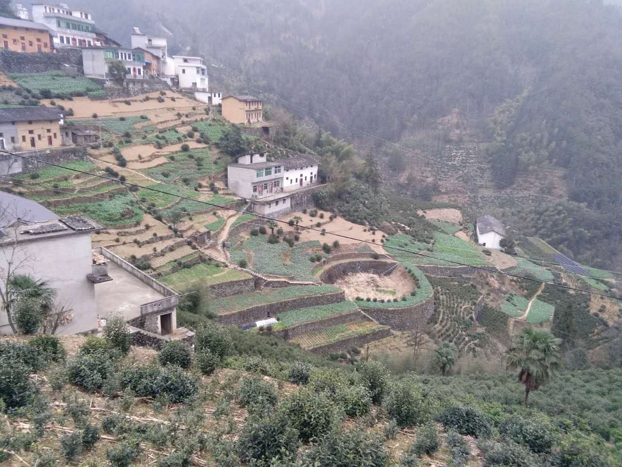 蜈蚣岭村落翻过梯田这座山的山顶,就到了蜈蚣岭村,蜈蚣岭是一个高山