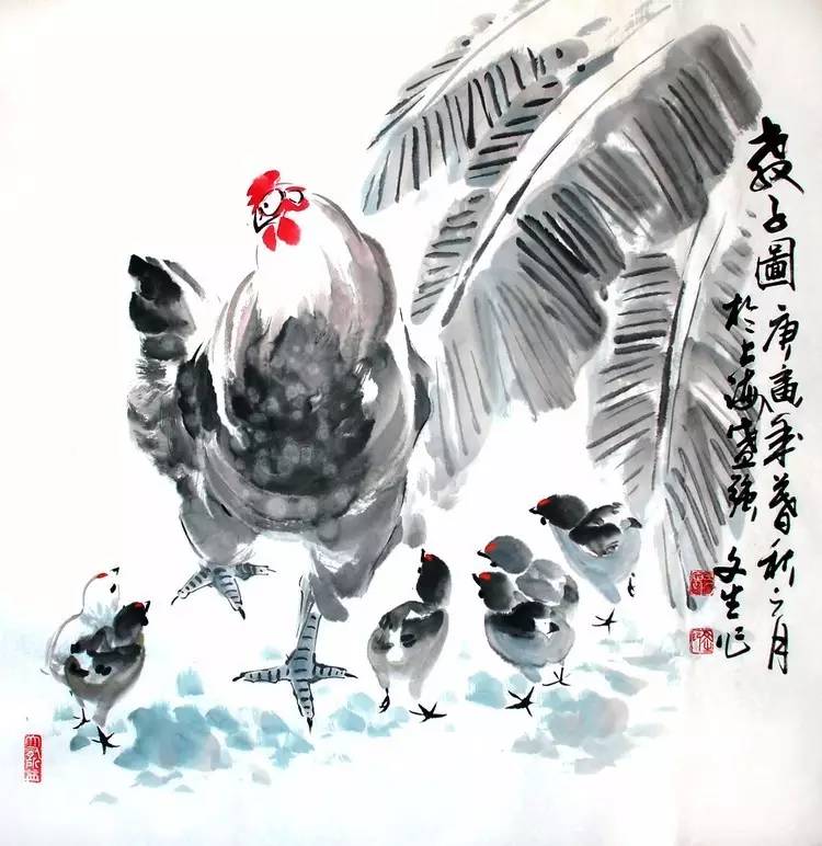 中国鸡王画家王德培图片