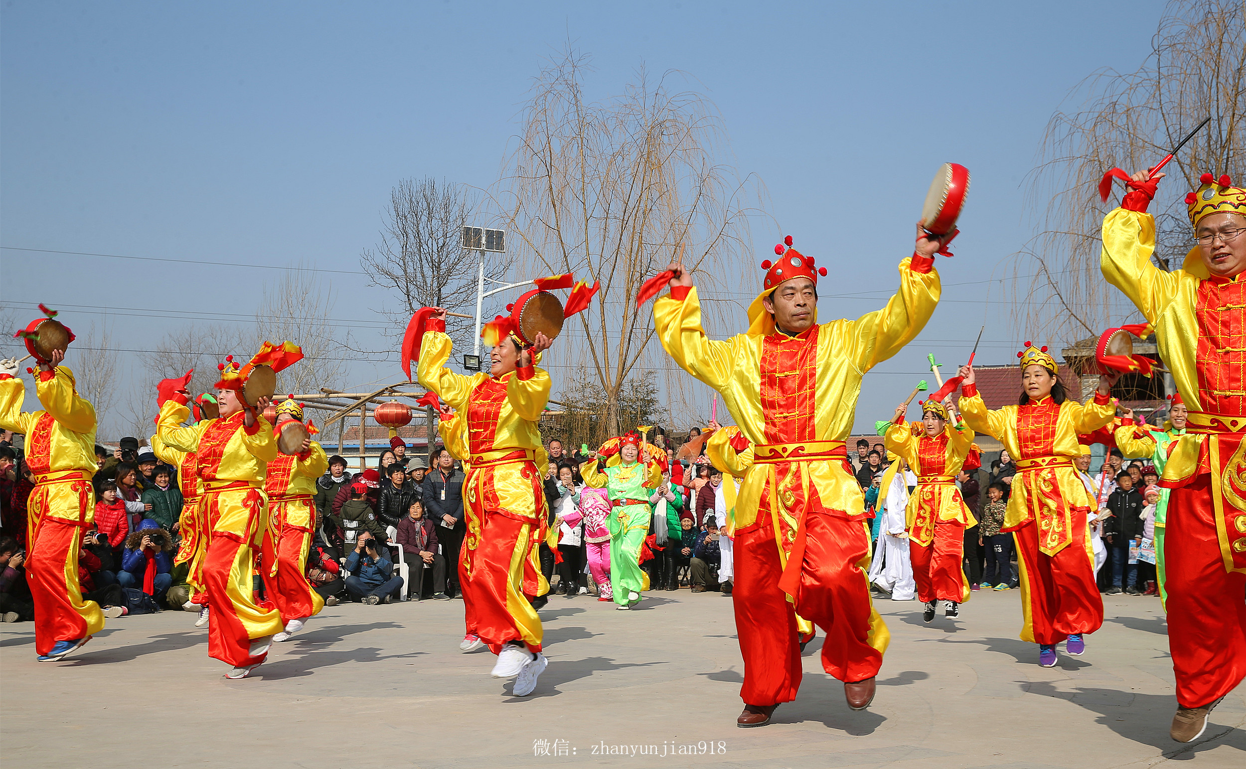 实拍在商河有一种过大年叫鼓子秧歌扭起来