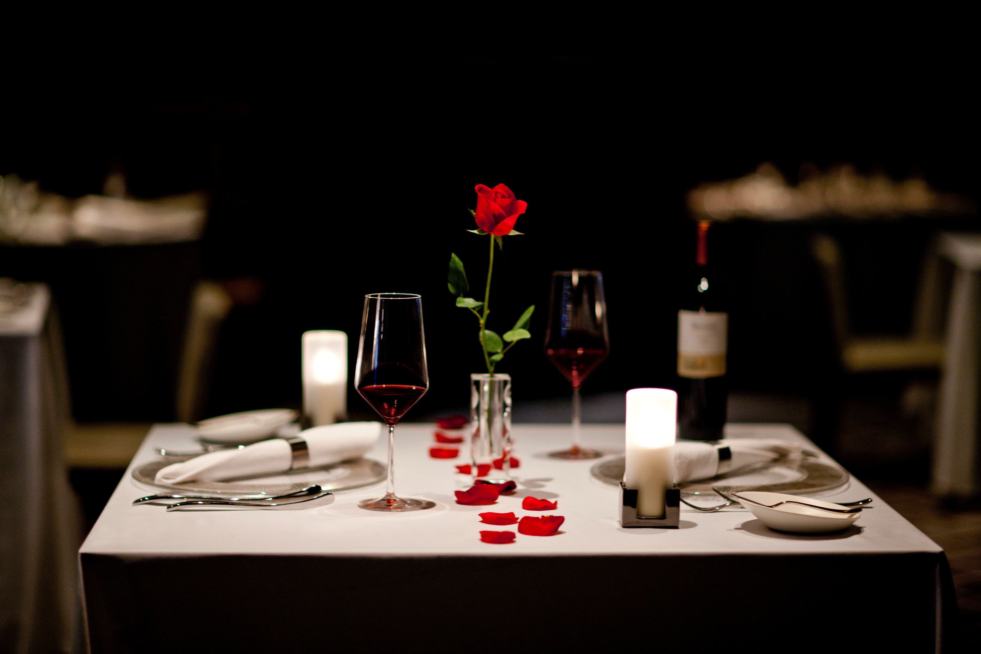 浪漫晚餐 真实图片