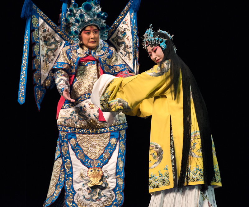 京劇長坂坡漢津口昨天在瀋陽上演