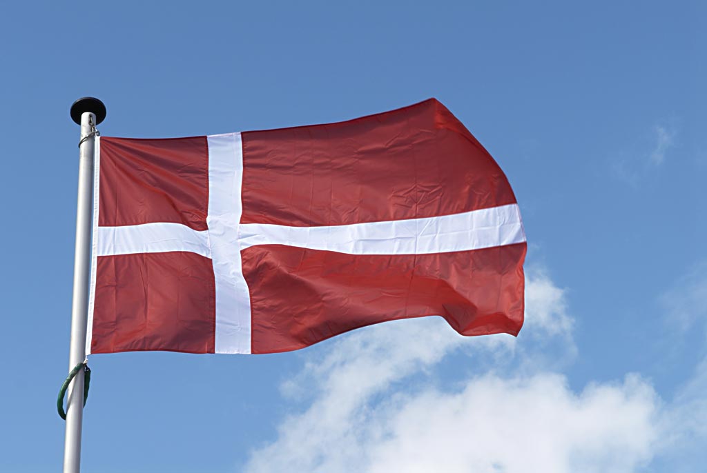 丹麦国旗国徽国花图片