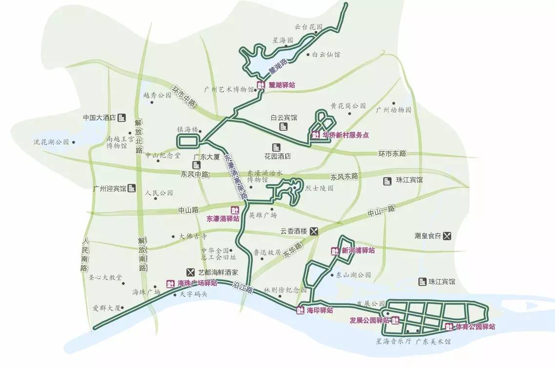 广东绿道线路图图片