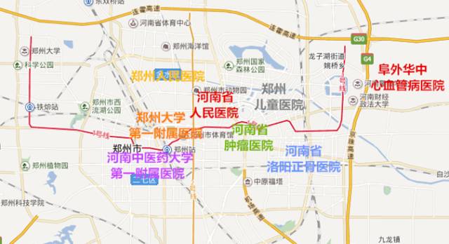 河南省人民医院导航图图片