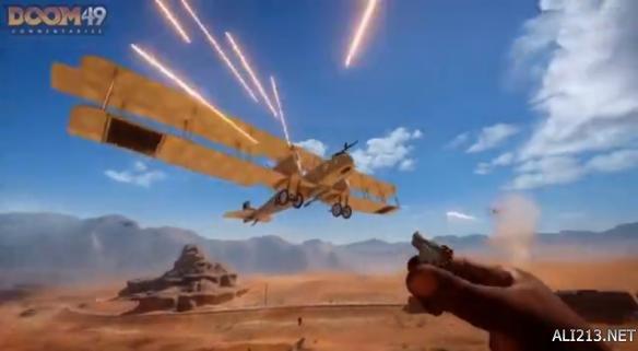 《战地1》国外玩家演绎铁道游击队 64人集体打飞机！