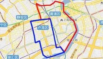 上海原卢湾区地图图片