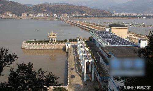 大的潮汐电站,隶属中国国电集团,总装机容量3200干瓦,年发电量600万度