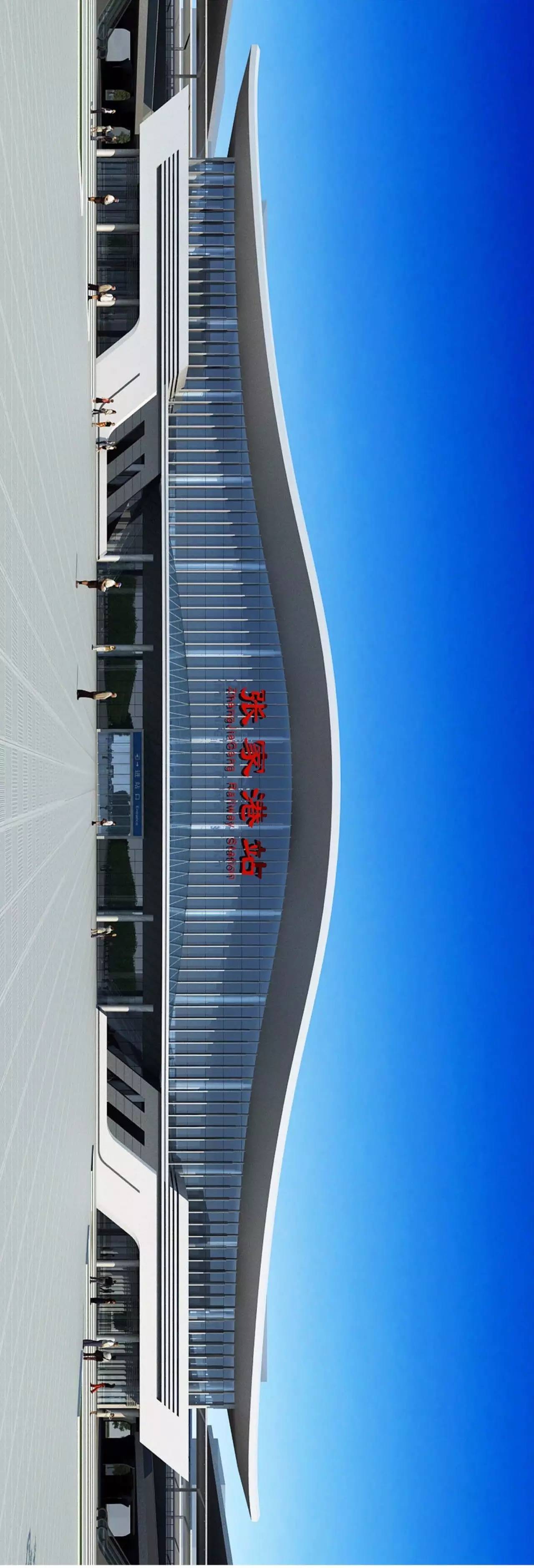 张家港站扩建效果图图片