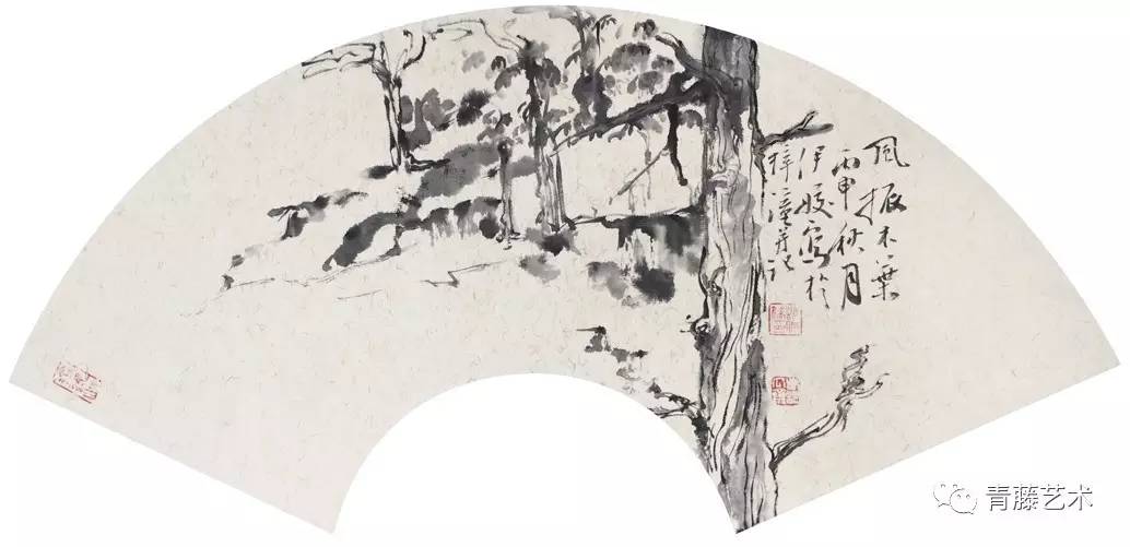 胡伊姣 风振木叶 33cm×64cm