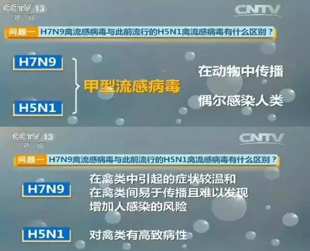 h7n9禽流感病毒与此前流行的h5n1禽流感病毒有什么区别?