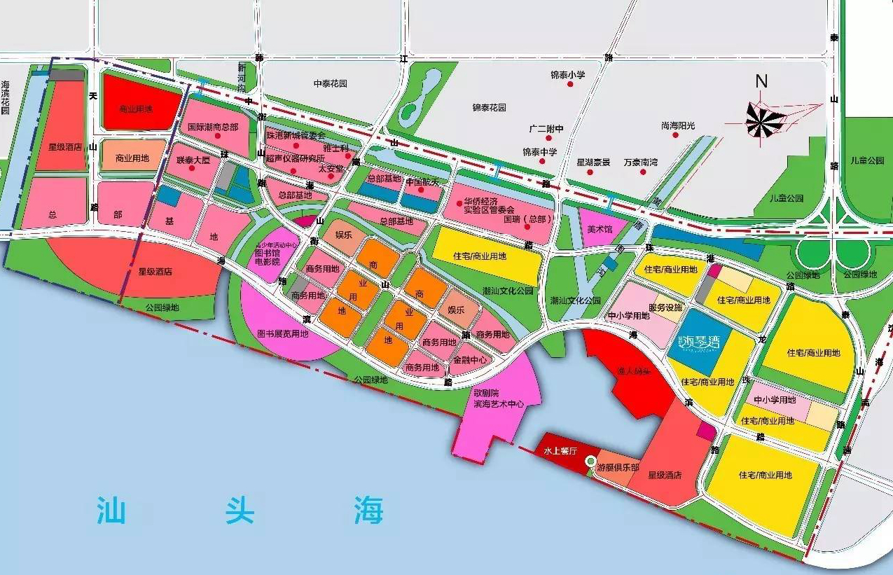 珠港新城规划图图片