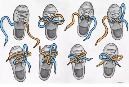 帆布鞋的系法简单好看图片