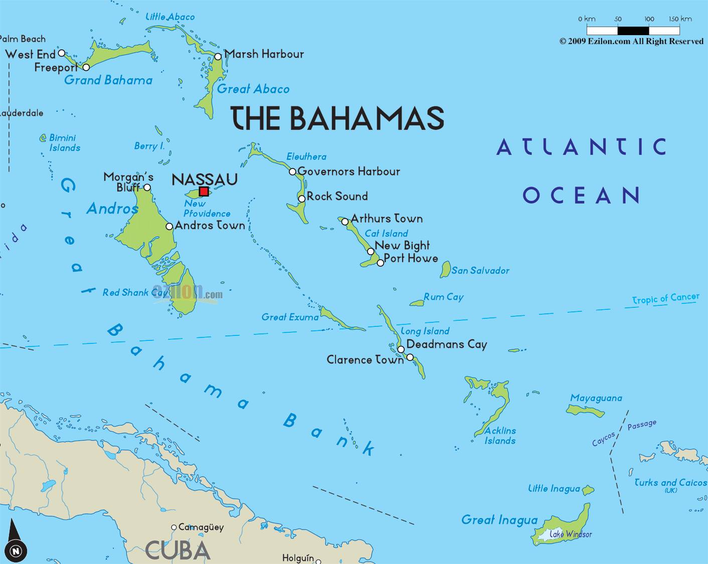 巴哈马距离迈阿密图片