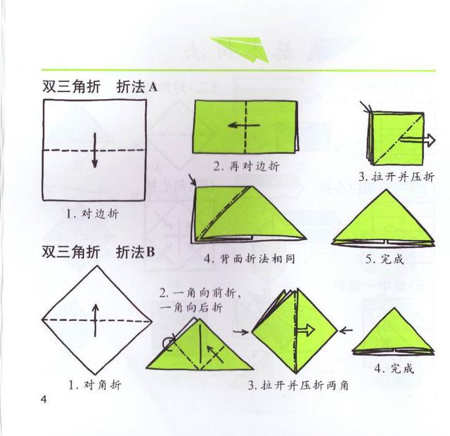 读懂这些折纸符号,折纸图纸轻松看懂