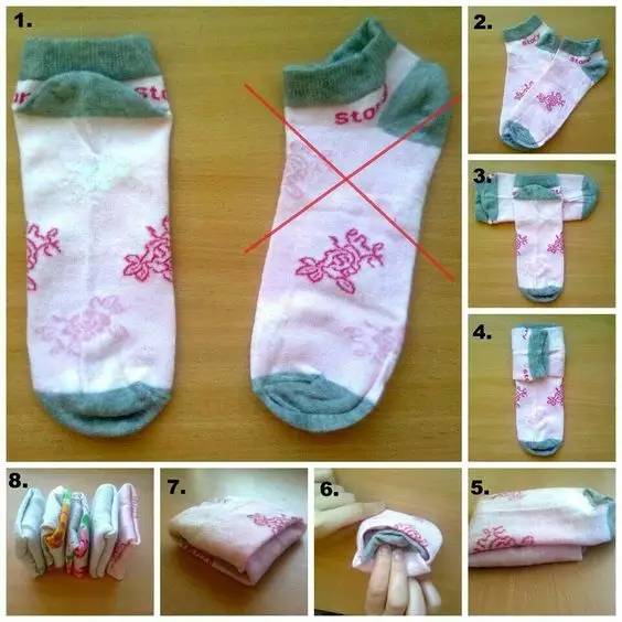 叠袜子的方法图解步骤图片
