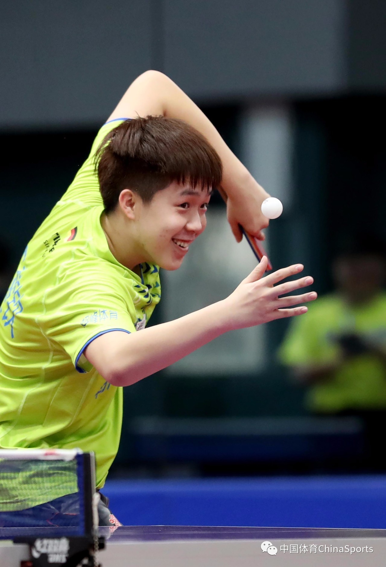 中国乒乓球女队备战世锦赛