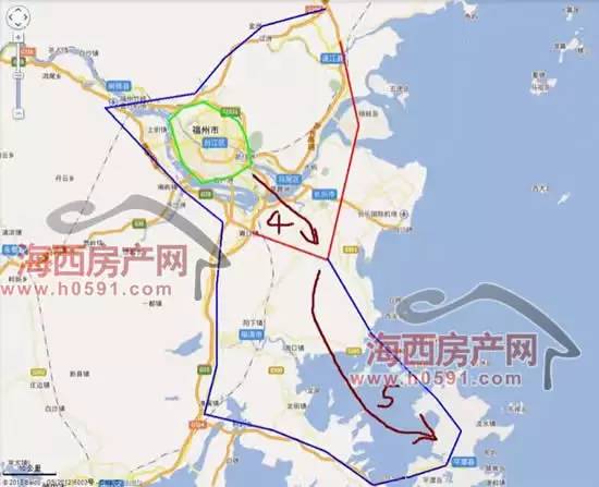 网传福州启动五环路规划 将贯通新区串联8县市区