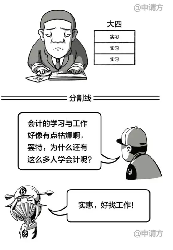 罢特专业漫画:从交了会计女友说起