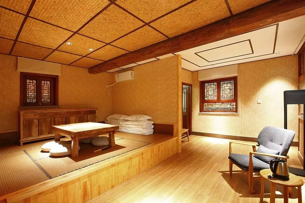 中式炕床装修效果图图片