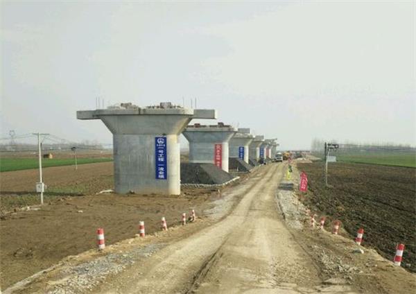 蒙华铁路邓州段最新建设现场图