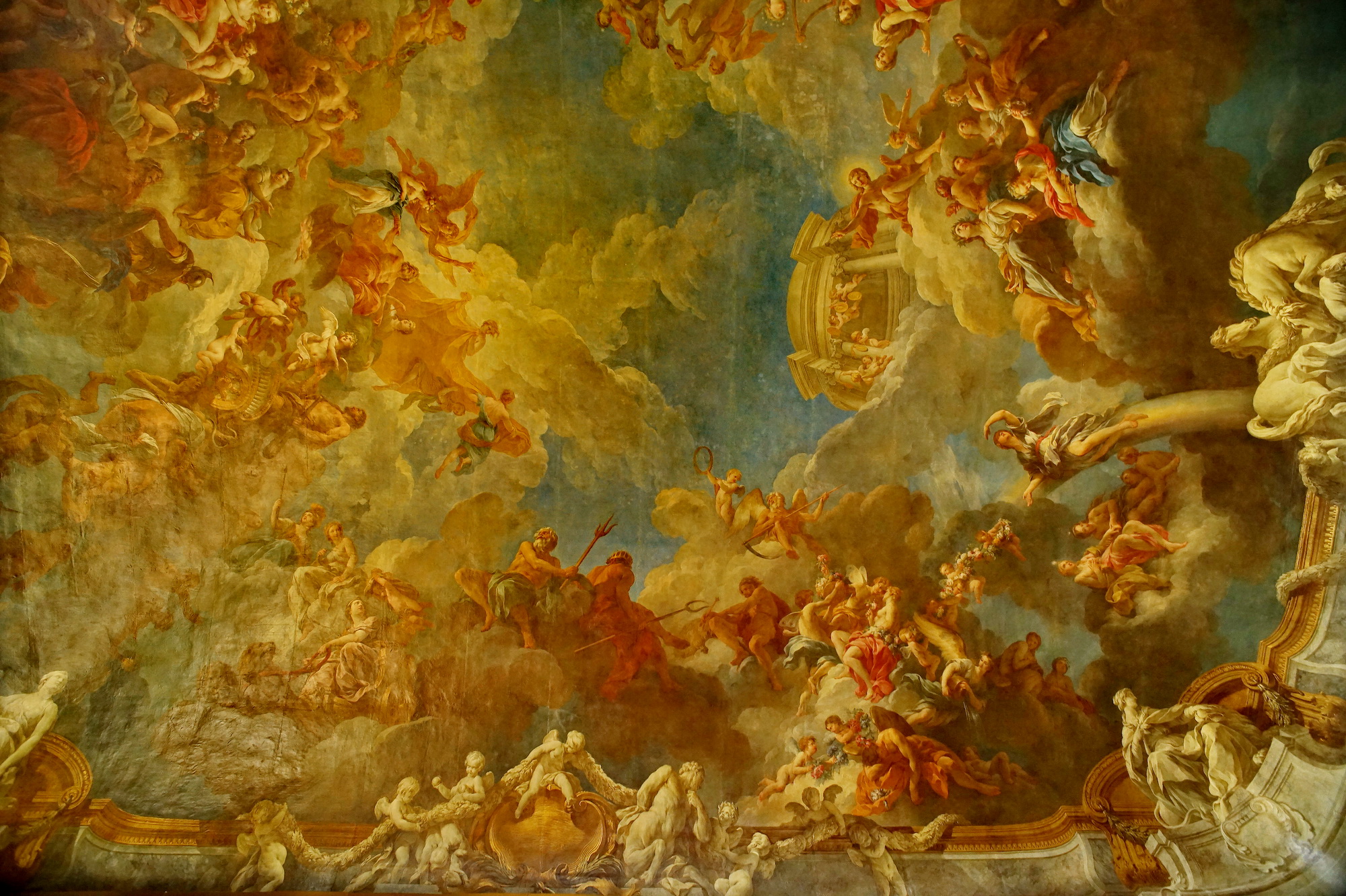 凡尔赛宫顶面壁画名称图片