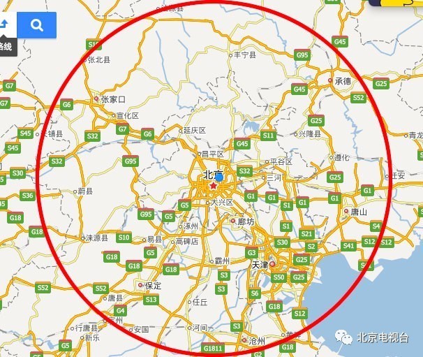 北京无人机禁飞区图片