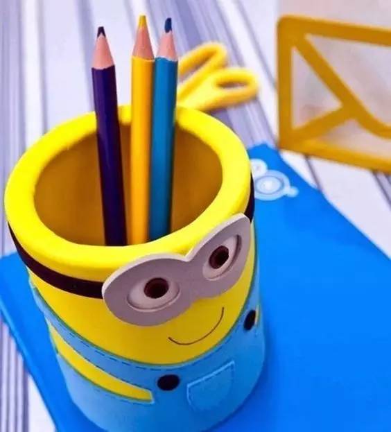 幼儿园亲子手工,11款手工diy笔筒,全球限量版