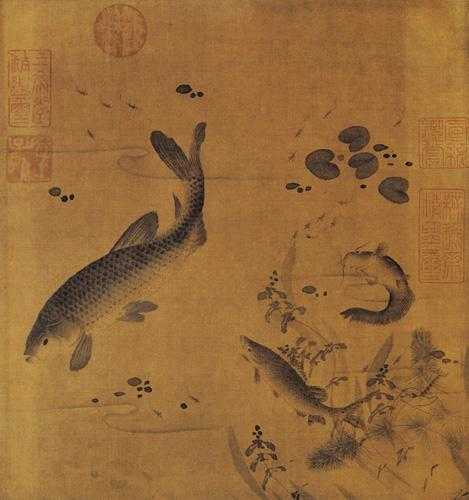 古画中的那些鱼:仁者乐鱼,智者好鱼,富贵有鱼