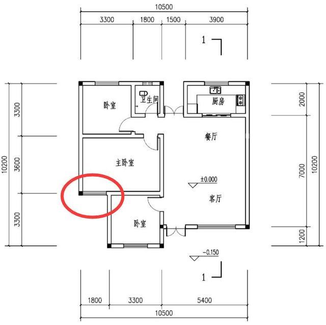 农村自建10米户型两侧没法采光设计师一笔解决