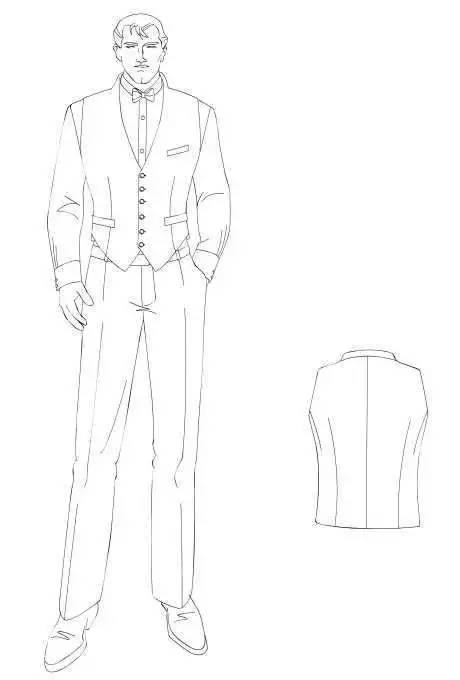 男装结构设计(下):西服,唐装,燕尾服